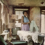 Buy African American Virginia Lee Tanner Ironing in Her Rented House at AllPosters.com