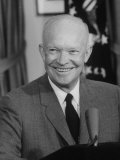 Buy President Dwight D. Eisenhower, Making TV Speech on Necessity for Labor Reform Legislation at AllPosters.com