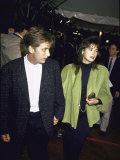 Actors Emilio Estevez and Demi Moore