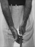 Ben Hogan, Close Up of Hands Grasping Club