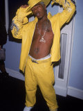 Singer Sisqo in Yellow Suit at Clickradio Launch Party