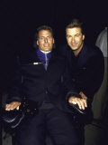 Actors Christopher Reeve and Alec Baldwin