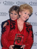 Buy Actress Carrie Fisher Hugging Mother, Entertainer Debbi Reynolds, at American Comedy Awards at AllPosters.com