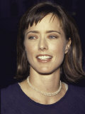 Actress Tea Leoni at Film Premiere of Her  Deep Impact 