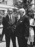 Buy President Lyndon B. Johnson Welcoming Australia's Prime Minister Robert G. Menzies to White House at AllPosters.com