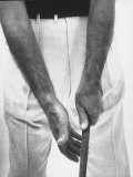 Ben Hogan, Close Up of Hands Grasping Club
