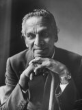 Buy Indian Del. to Un, V. K. Krishna Menon, Smiling, Resting on Cane, During Un Session at AllPosters.com