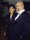 Actor Anthony Quinn and Wife Kathy at Golden Globe Awards