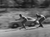 Buy Men Roller Skiing in the Streets at AllPosters.com