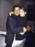 Fashion Designer Isaac Mizrahi and Model Cindy Crawford
