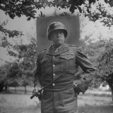 General George S. Patton in Normandy, France