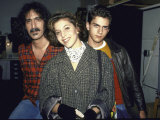 Buy Musician Frank Zappa with Children Moon Unit and Dweezil at AllPosters.com