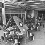 Men Working on the Aircrafts Final Constructing Stages