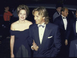 Married Actors Melanie Griffith and Don Johnson at Golden Globe Awards