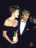 Married Actors Melanie Griffith and Don Johnson at Golden Globe Awards