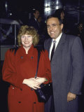 Mayoral Candidate of New York City Rudolph Giuliani and Wife, Actress Donna Hanover