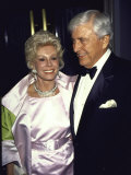 Television Personality Merv Griffin and Actress Eva Gabor