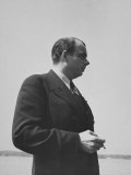 Antoine De Saint-Exupery Smoking a Cigarette