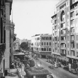 City Street from Room at Shepherd's Hotel