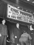 Buy Mrs. Franklin D. Roosevelt and Mayor William O'Dwyer Addressing the Meeting at AllPosters.com