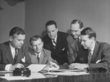 Paul H. Nitze, James Stillwell, George Mcghee, Ernest A. Gross and C. H. Bonesteel in Conference