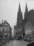 Damaged Cologne Cathedral
