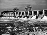 Buy The Bonneville Dam Regulating the Water Flow of the Columbia River at AllPosters.com