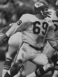 Linebacker for Kansas City Chiefs Sherrill Headrick in Action