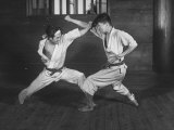 Buy Japanese Karate Students Demonstrating Fighting at AllPosters.com