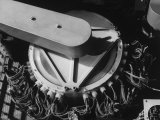 Closeup of Magnetic Drum of Ibm Computer Translator