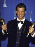 Buy Actor Director Mel Gibson Holding His Oscars in Press Room at Academy Awards at AllPosters.com