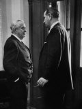 Sen. Lyndon B. Johnson Talking with Patrick Mccarran in the Capitol