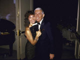 Actress Jaclyn Smith and Producer Aaron Spelling