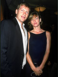 Comedian Denis Leary with Wife Ann Lembeck at Film Premiere for Remake of 