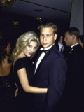 Actors Tori Spelling and Nick Savalas