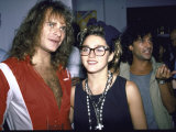 Singers David Lee Roth and Madonna