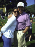 Actors Lorraine Bracco and Edward James Olmos