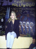 Actress Tori Spelling at Planet Hollywood
