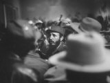 Rebel Leader Fidel Castro Being Cheered by the Crowds on His Victorious March to Havana