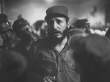 Rebel Leader Fidel Castro During His Victorious March to Havana