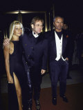Buy Designer Donatello Versace, Singer Songwriter Elton John and Designer Gianni Versace at AllPosters.com