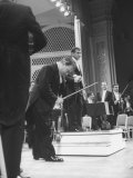 Music Conductor Leonard Bernstein