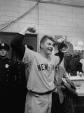 New York Yankees Player Bob Turley Celebrating after Winning the World Series
