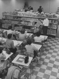 Students Attending a Night Supermarket Class at Bakersfield Junior College
