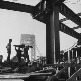 George Washington Bridge Being Constructed