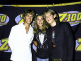 Members of Family Musical Group Hanson Isacc, Zach and Taylor Hanson