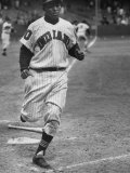 Cleveland Indians Vic Power Running Toward First Base