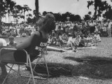 Buy Actress Esther Williams Sitting at Cypress Gardens at AllPosters.com