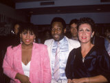 Buy Soccer Star Pele Flanked by Daughter Kelly Christina and Date Regina Dante at AllPosters.com