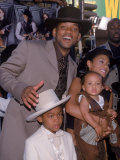 Actor Will Smith with Wife Jada Pinkett-Smith and Sons at Film Premiere for 